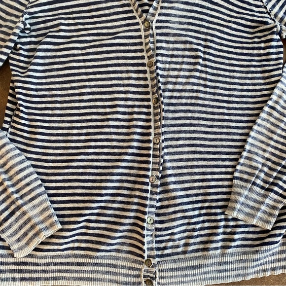 Banana Republic Striped Cardigan Women’s Size XL - Picture 2 of 10
